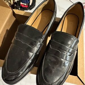 H&M Women's Black Loafers, US 9 New